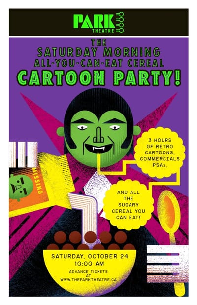 The Saturday Morning All-You-Can-Eat Cereal Cartoon Party! poster