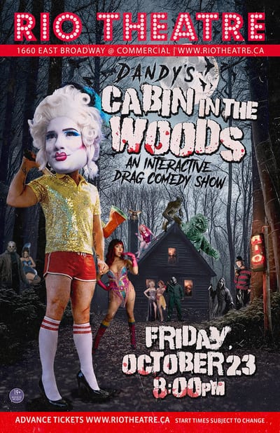 Dandy's CABIN IN THE WOODS poster