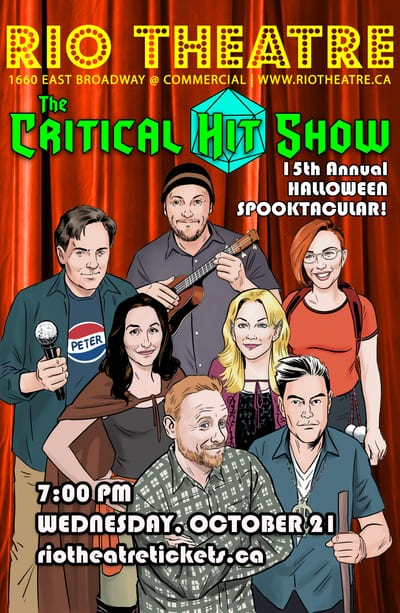 The Critical Hit Show: A #DNDLive Improvised Epic Fantasy Spooktacular! poster